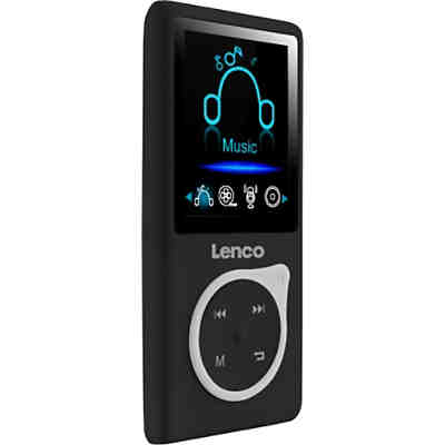 Xemio-668 Schwarz - MP3-/MP4-Player mit 8GB Speicher, Farbdisplay und integriertem Akku 2