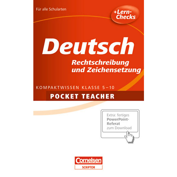 Pocket Teacher Deutsch Rechtschreibung und Zeichensetzung
