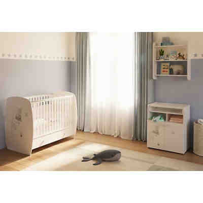 Kinderbett French 710 mit Schublade, 120 x 60 cm, "Amis", weiß, 1583.9 2