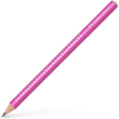 Bleistiftset Jumbo Sparkle pearl pink, 3-tlg., inkl. Radierer & Spitzer 2