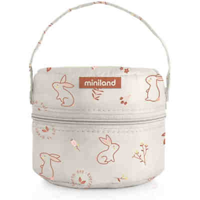 Isoliertasche inkl. 2 Aufbewahrungsbehälter naturRound, 330 ml, bunny, 3-tlg. 2
