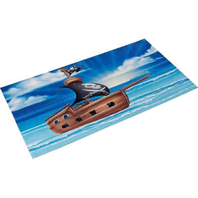 Kinderteppich Lovely Kids, Piraten Schiff, 80 x 150 cm 2