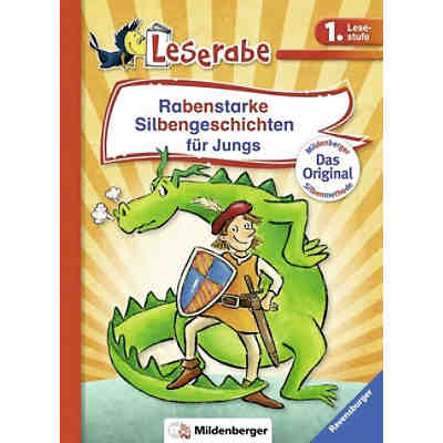 Leserabe: Rabenstarke Silbengeschichten für Jungs, 1. Lesestufe