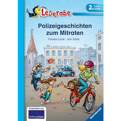 Leserabe: Polizeigeschichten zum Mitraten, 2. Lesestufe