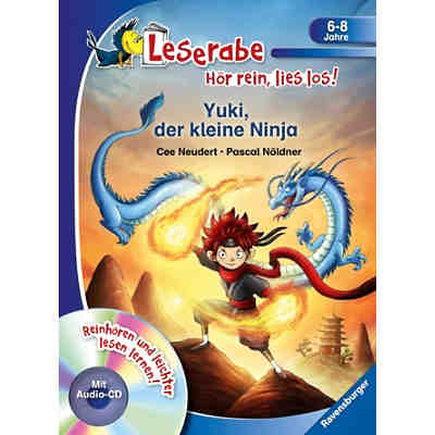 Leserabe - Hör rein, lies los! Yuki, der kleine Ninja, mit Audio-CD