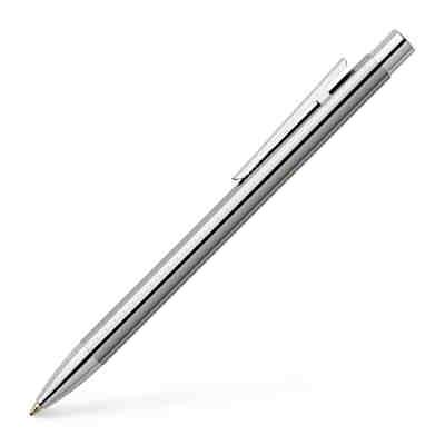 Edelstahl-Kugelschreiber NEO Slim, glänzend, M, inkl. Großraum-Mine 2