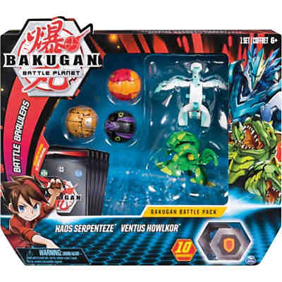 Bakugan - Battle-Pack mit 5 Bakugan (2 Ultra & 3 Basic Balls), sortiert