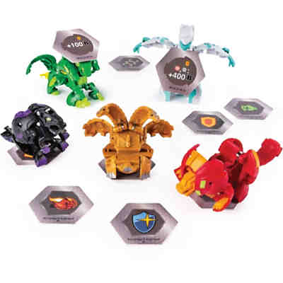 Bakugan - Battle-Pack mit 5 Bakugan (2 Ultra & 3 Basic Balls), sortiert 2