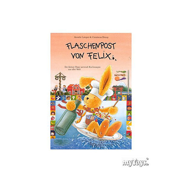 Flaschenpost von Felix, mit echter Kochmütze