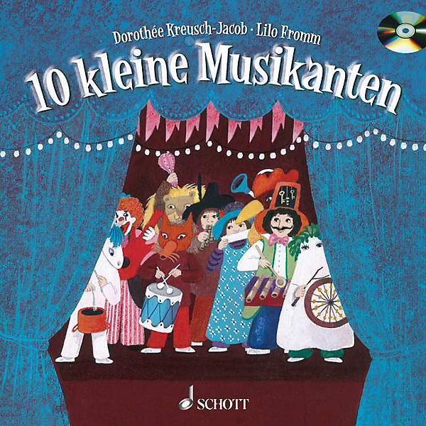 10 kleine Musikanten, mit Audio-CD