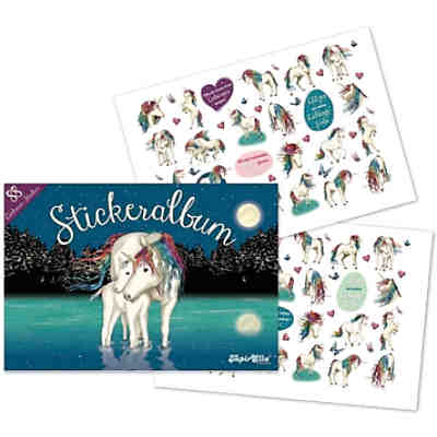 Stickeralbum Einhorn Lunabelle, inkl. Sticker 2