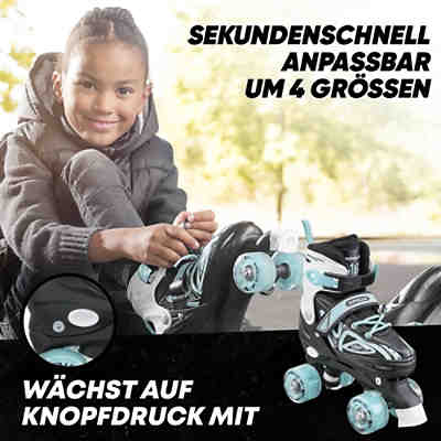LED Rollschuhe größenverstellbar Super Quads X-Pro 2
