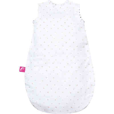 Babyschlafsack aus BIO Baumwoll-Musselin 6-18 Monate - Kleckse apricot und schwarz 2