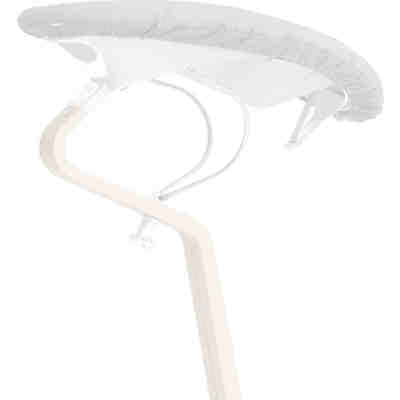 Nomi Baby white inkl. Spielbogen mit Matratze Premium Chambray / gestreift 2