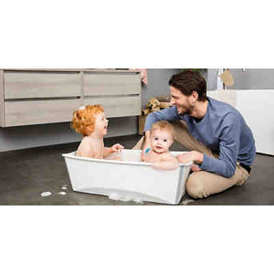 Flexi Bath® X-Large faltbare Badewanne mit hitzeempfindlichem Stöpsel, White 2