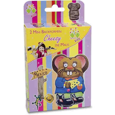 KIDS BACKFORM Cheesy die Maus ca. 7,5 x 10,5 x 3 cm Mini, 2er Set 2