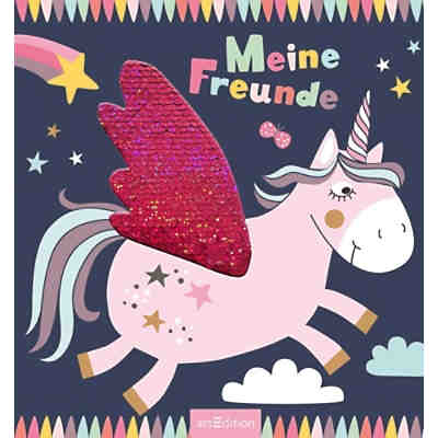 Meine Freunde: Einhorn (mit Wende-Pailletten)