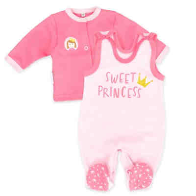 2tlg Set Strampler + Shirt Sweet Princess Strampler für Mädchen
