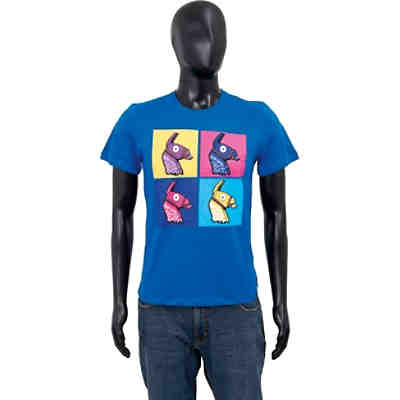 T-Shirt 4 Lamas blue 164cm