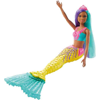 Barbie Dreamtopia Meerjungfrau Puppe (türkis- und lilafarbenes Haar), Anziehpuppe 2