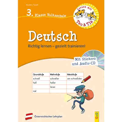 Lernen mit Teo und Tia Deutsch - 3. Klasse Volksschule mit CD