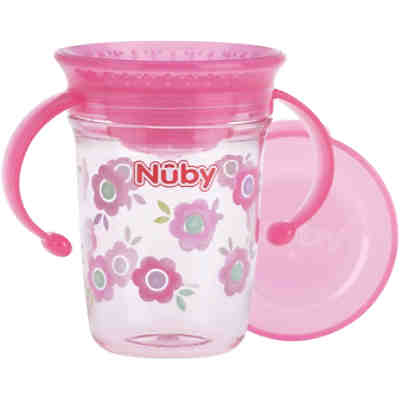 360° Trinklerntasse mit Griffen "WONDER CUP" aus Tritan von Eastman, 240 ml, pink