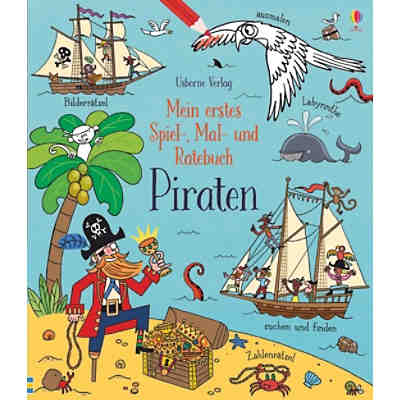 Mein erstes Spiel-, Mal- und Ratebuch: Piraten