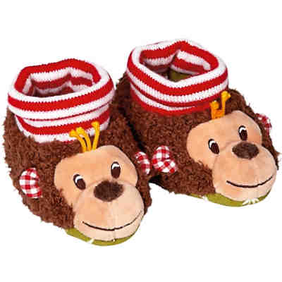 BabyGlück: Babyschuhe Affe, one size (ca. 3-6 Monate)