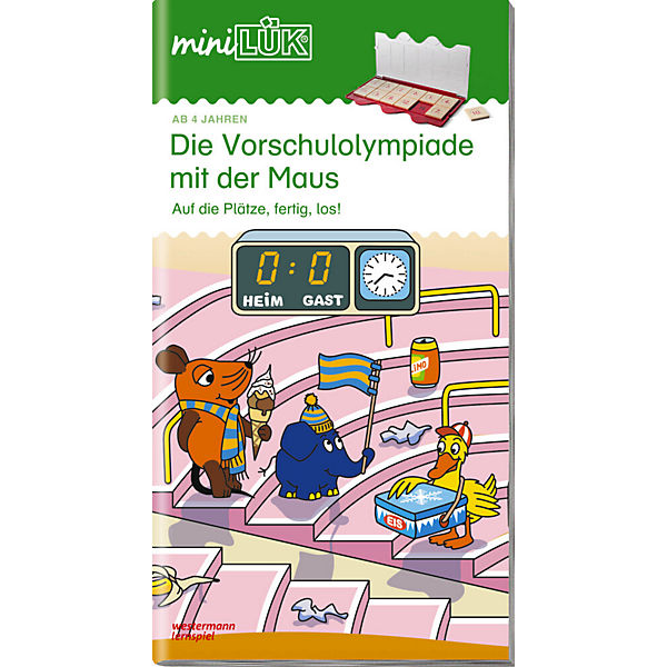 miniLÜK: Die Vorschulolympiade mit der Maus 2, Übungsheft