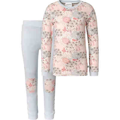 Set Unterhemd+lange Unterhose für Mädchen, Organic Cotton