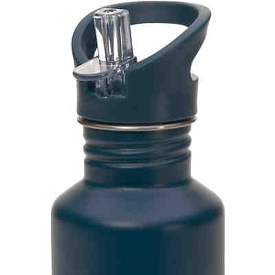 Edelstahl Isolier-Trinkflasche Adventure blau, 500 ml, inkl. 2 Verschlüssen 2
