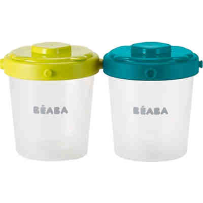 6er Set Clip-Portionsbehälter - 2. Alter/200ml (verschiedene Farben blau/neon) 2