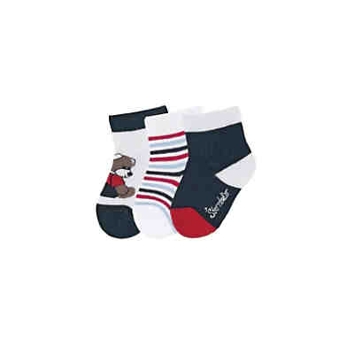 Baby-Söckchen Winter Baby-Söckch.3er-Pack Bär Erstlingssöckchen