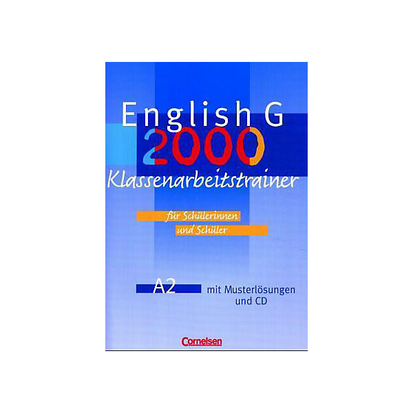 English G 2000, Ausgabe A: Klassenarbeitstrainer, 6. Schuljahr, m. Audio-CD Bd.2