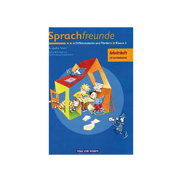 Sprachfreunde, Ausgabe Östliche Bundesländer (Nord), Berlin u. Bremen: Arbeitsheft, 2. Schuljahr, Differenzieren und Fördern