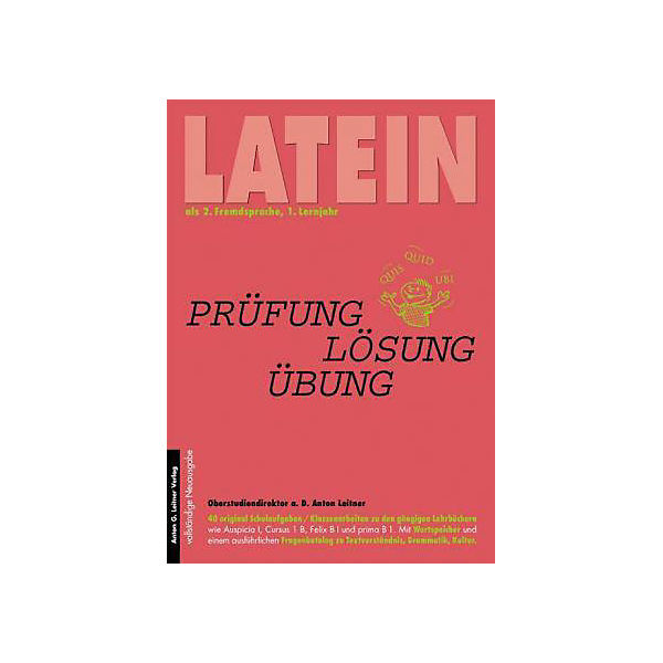 Latein als 2. Fremdsprache: Leitner, Anton: 1. Lernjahr