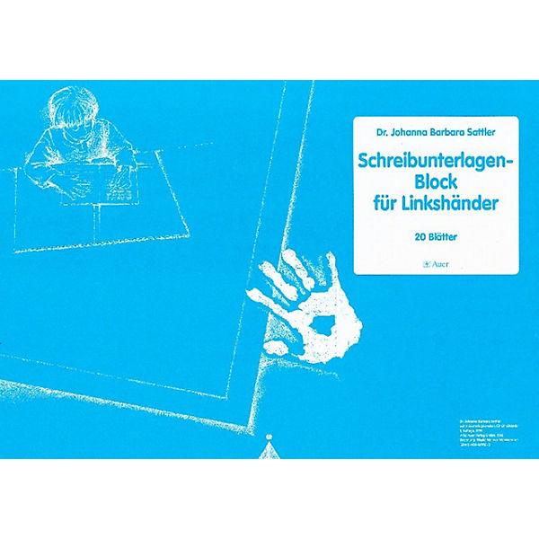 Schreibunterlagenblock für Linkshänder