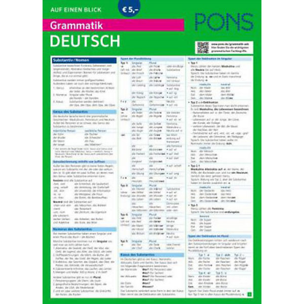Deutsch auf einen Blick - Grammatik