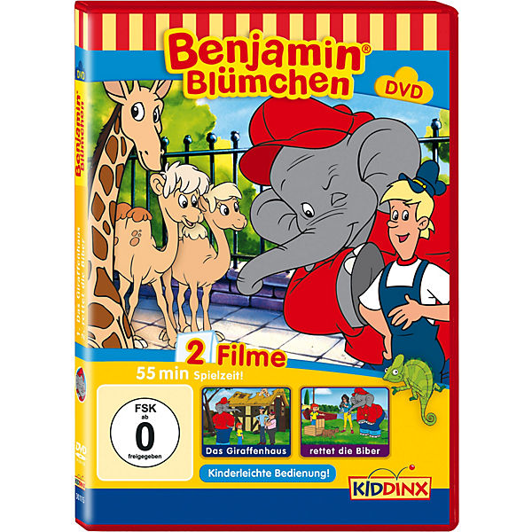 DVD Benjamin Blümchen (Giraffenhaus / Rettet die Biber)