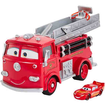 Disney Pixar Cars Farbwechsel Red Spielset und exklusives Lightning McQueen-Fahrzeug 2