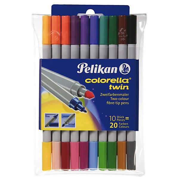 colorella twin Filzstifte 20 Farben