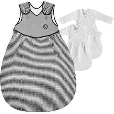 Außenschlafsack Pumi, mit Zubehör 2x Innensack Wärmli, Soft Grau