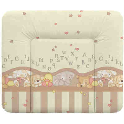 Wickelauflage Bärchen, creme, 85 x 72 cm