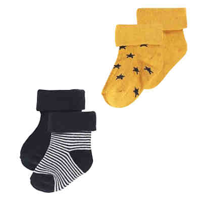 Baby Erstlingssöckchen GUZZ STARS 4er Pack, Organic Cotton