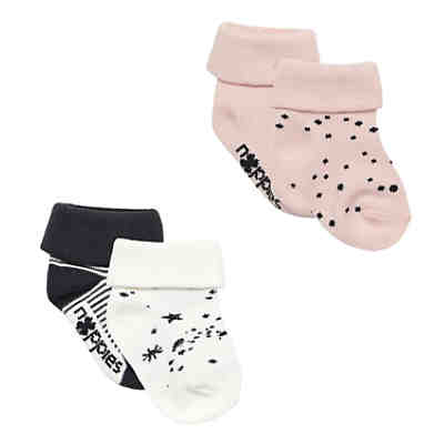 Baby Erstlingssöckchen EVA DOT PEACH SKIN 4er Pack, Organic Cotton