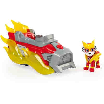 PAW Patrol Marshalls Mighty Pups Charged Up Themed Basis Fahrzeug mit Figur