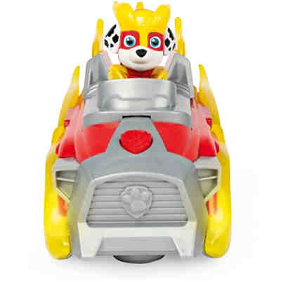 PAW Patrol Marshalls Mighty Pups Charged Up Themed Basis Fahrzeug mit Figur 2