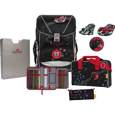 Schulrucksackset ErgoFlex Speed Power, 5-tlg., inkl. Buttons (2022) 2