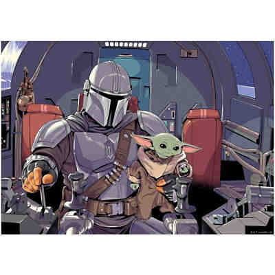 Wandbild "Mandalorian The Child Cockpit" - 40 x 30 cm
