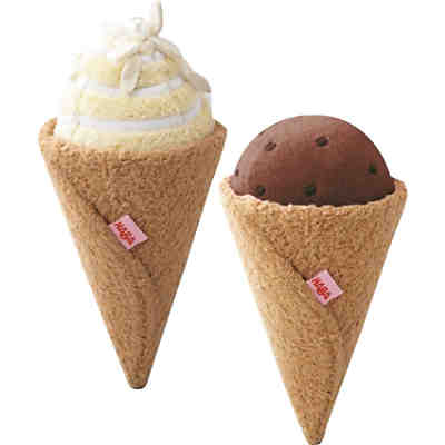 HABA 3814 Eiswaffeln Venezia, 2 Stück, Stoff Spiellebensmittel 2